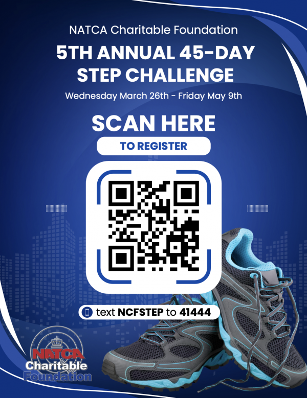 Registration Open for the 5th Annual NATCA Charitable Foundation Step Challenge