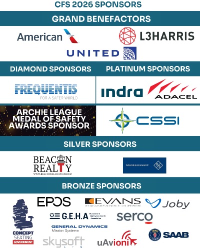 Join NATCA’s 2026 Communicating For Safety (CFS) Sponsor Lineup!